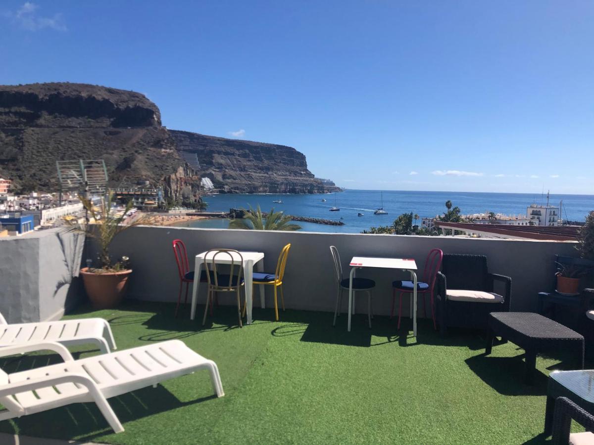 Pensión Playa Puerto De Mogan Exterior foto