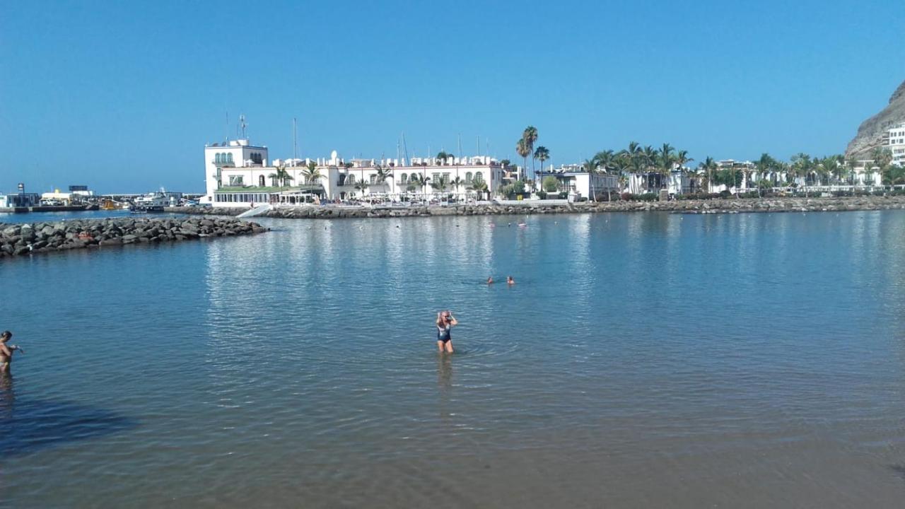 Pensión Playa Puerto De Mogan Exterior foto