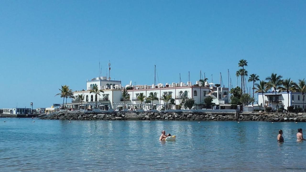 Pensión Playa Puerto De Mogan Exterior foto